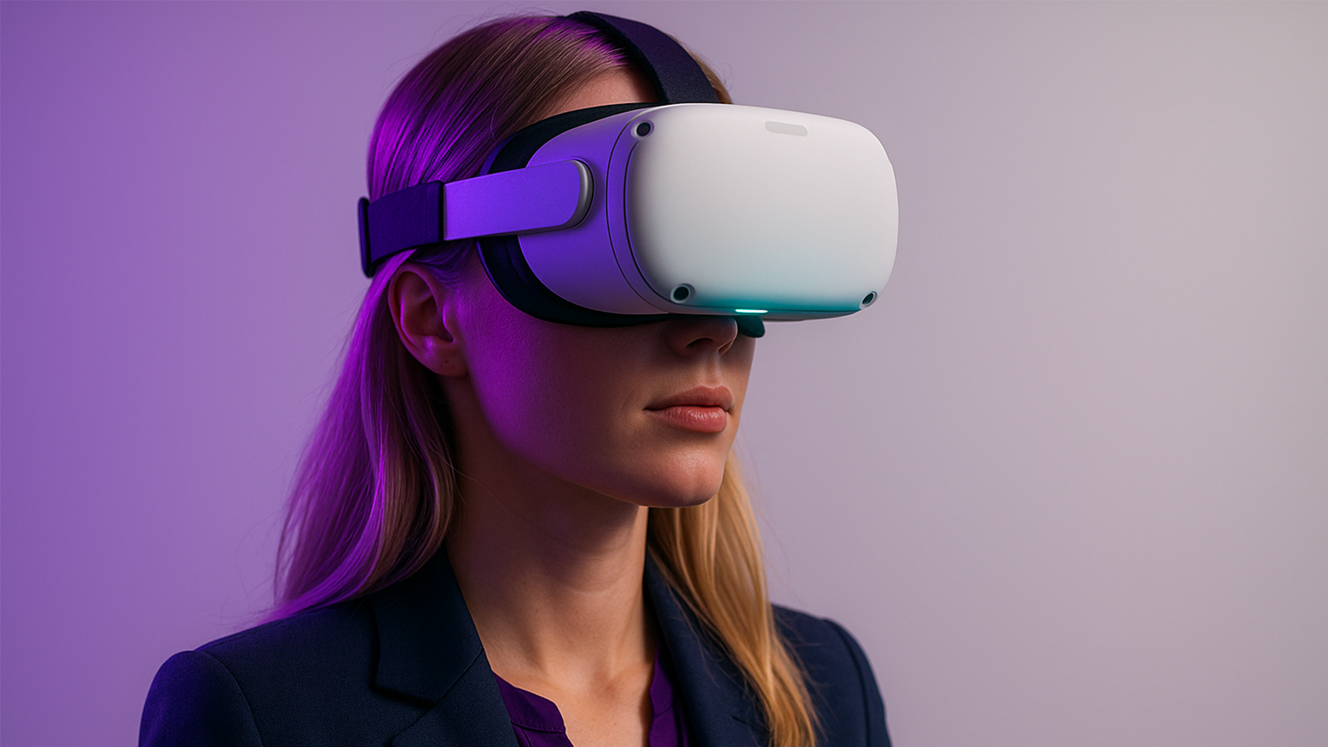 Jeune femme dans une animation VR à Toulouse